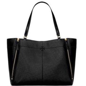 TORY BURCH ‘IVY’ Patent Leather Tote Bag